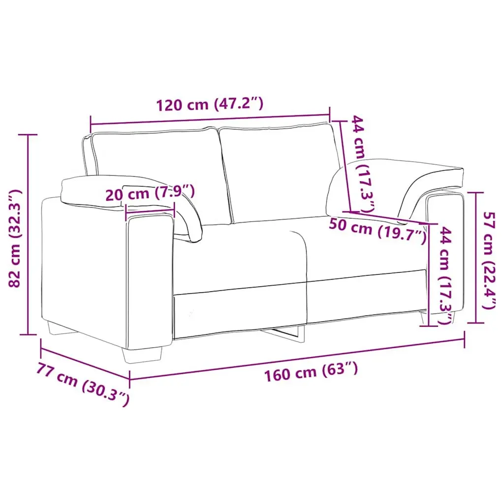 3 Piece Sofa Set Grey Velvet Lounge Suite Living Room Furniture Cushioned Couch