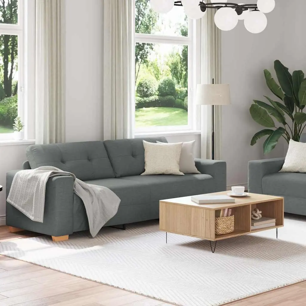 2 Piece Sofa Set in Grey