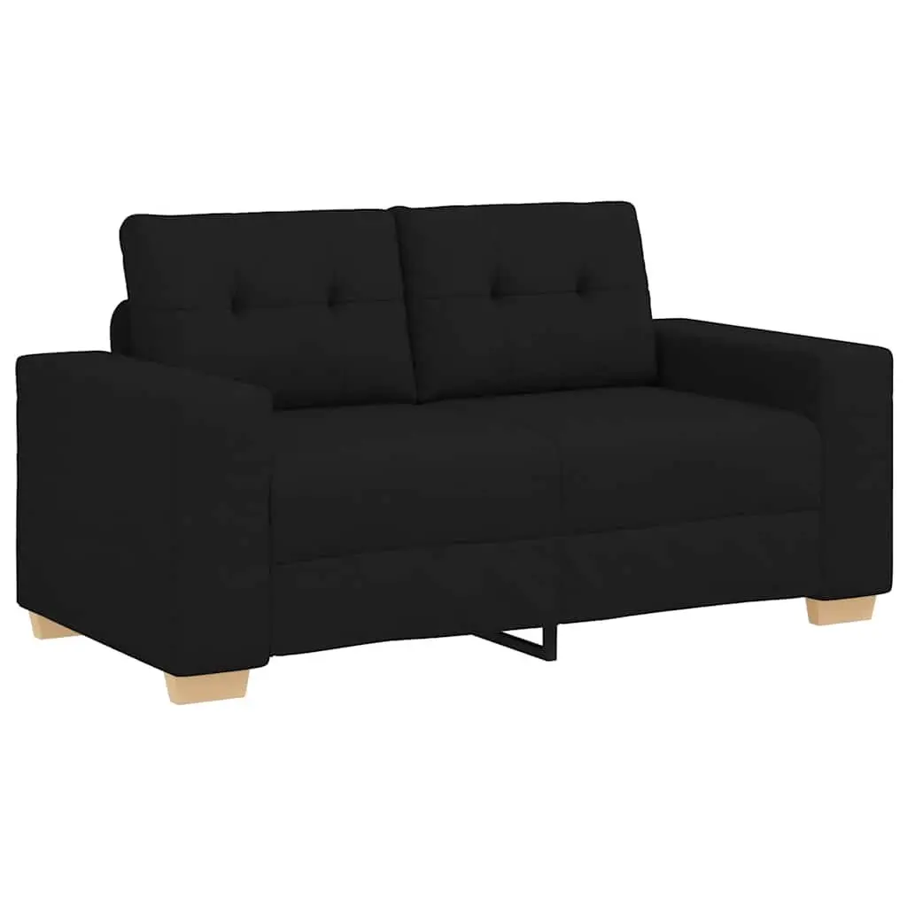 2-Piece Black Sofa Set