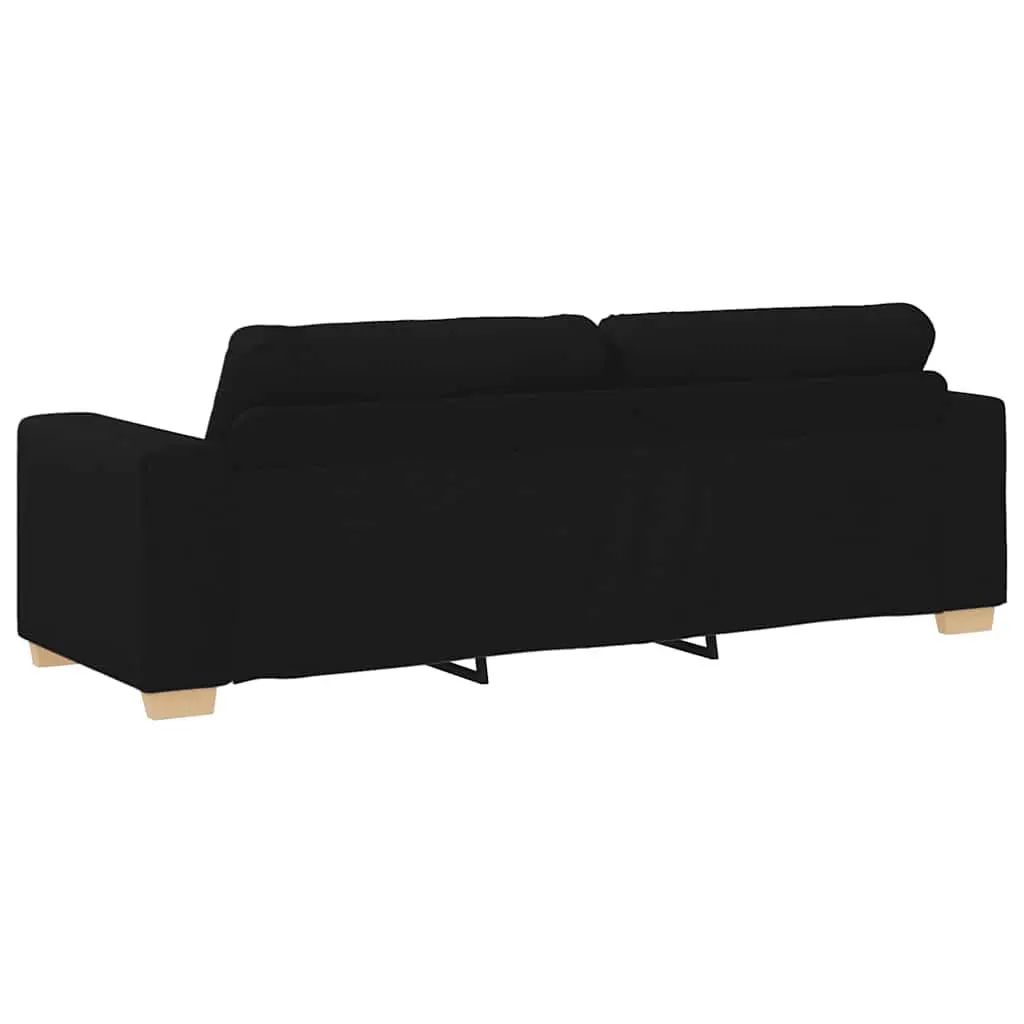 2-Piece Black Sofa Set