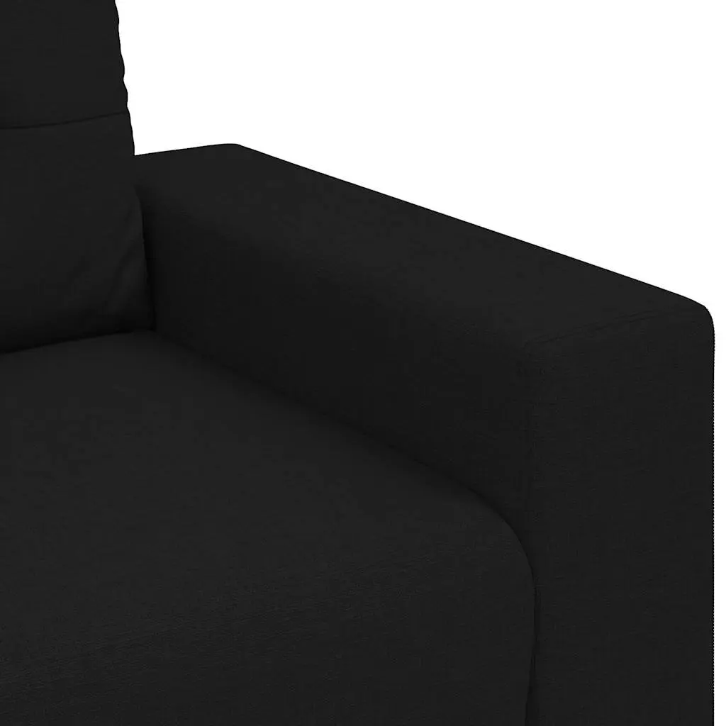 2-Piece Black Sofa Set