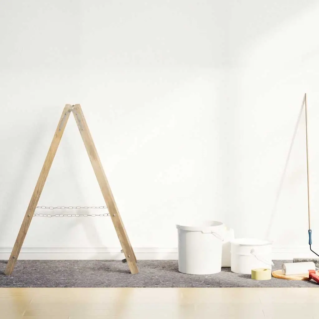 Painter Fleece Floor Protection Non-slip 10m x 1m Grey 2 Piece