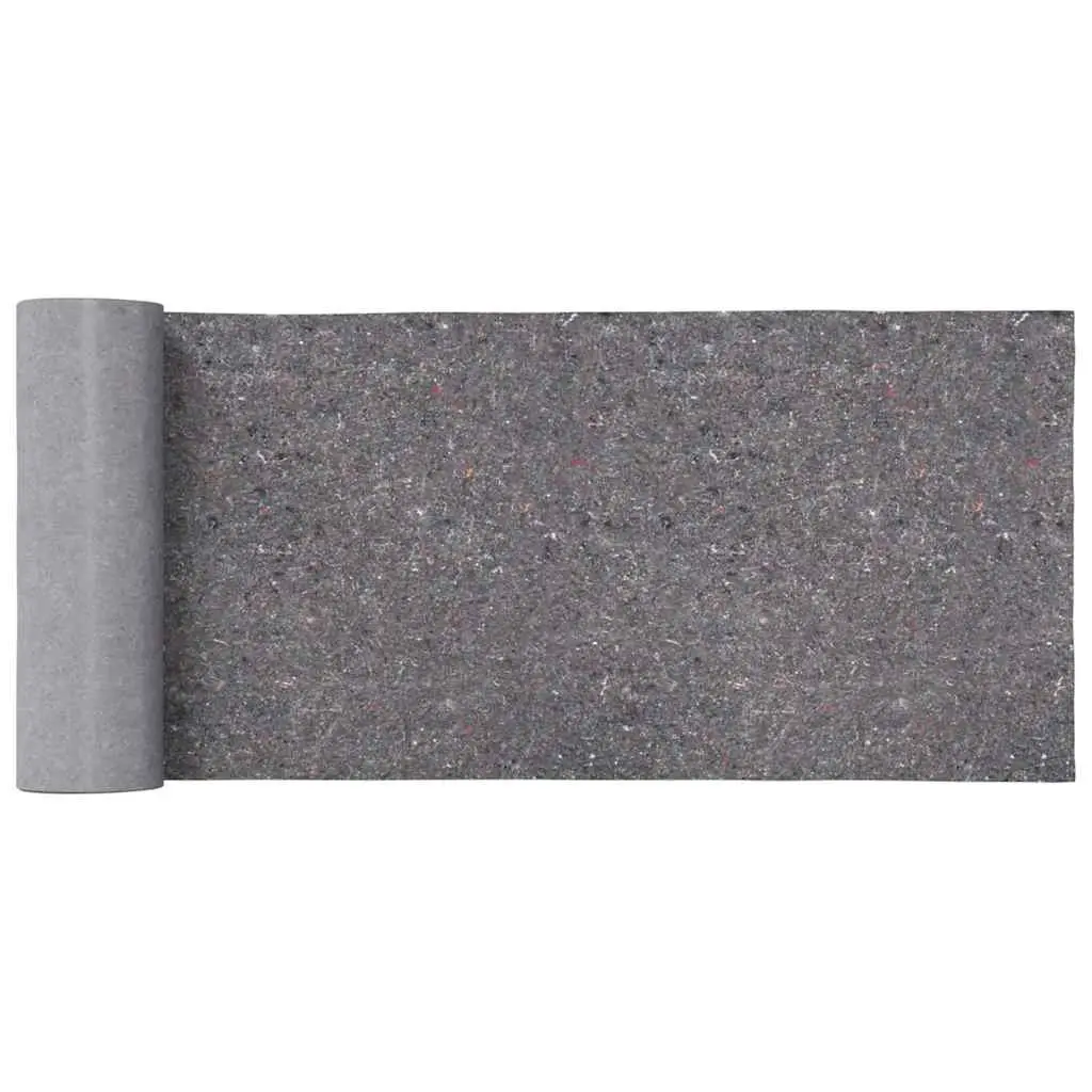 Painter Fleece Roll Non-slip Floor Protection 50m x 1m Grey 2 Pack