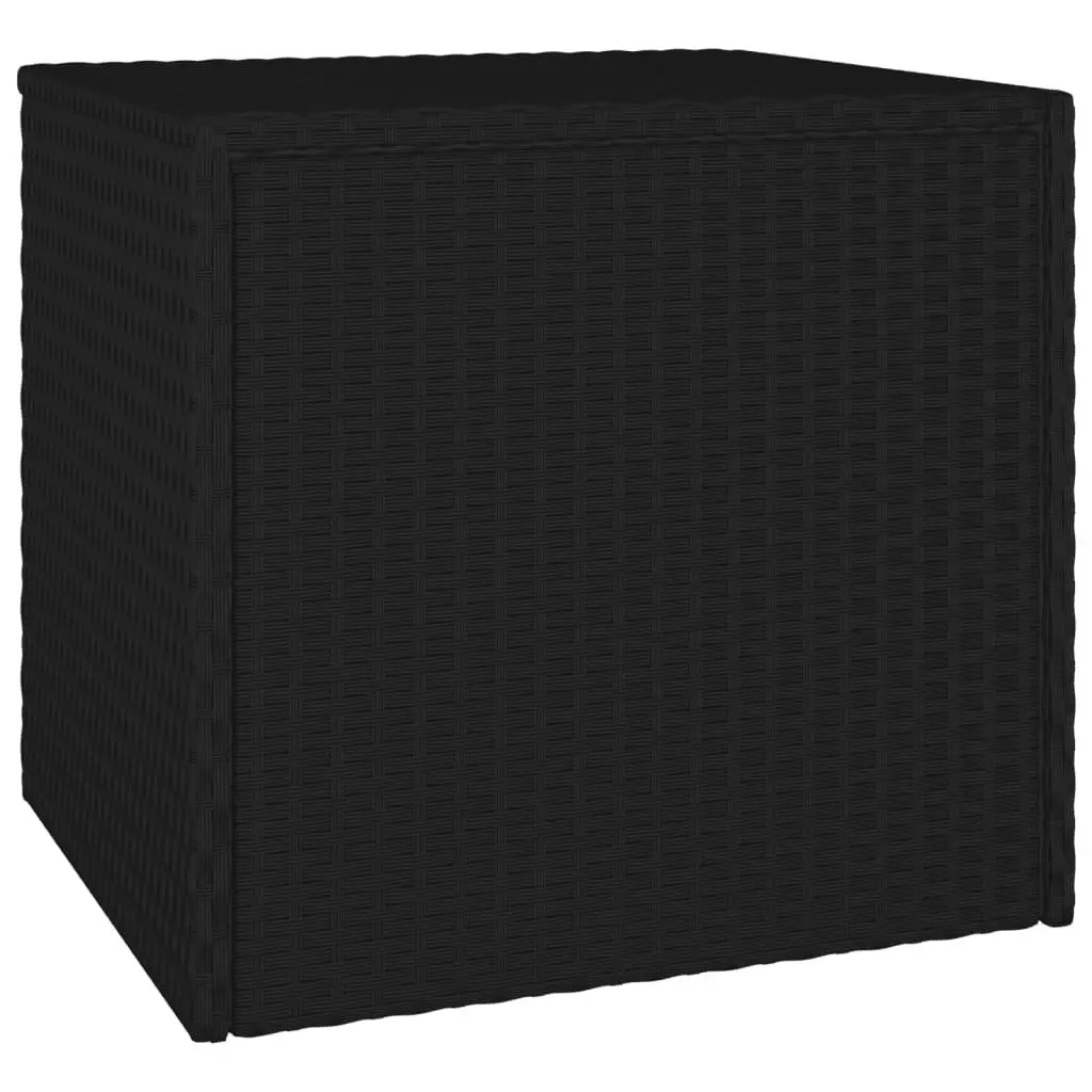 3-Piece Black Outdoor Side Tables Set