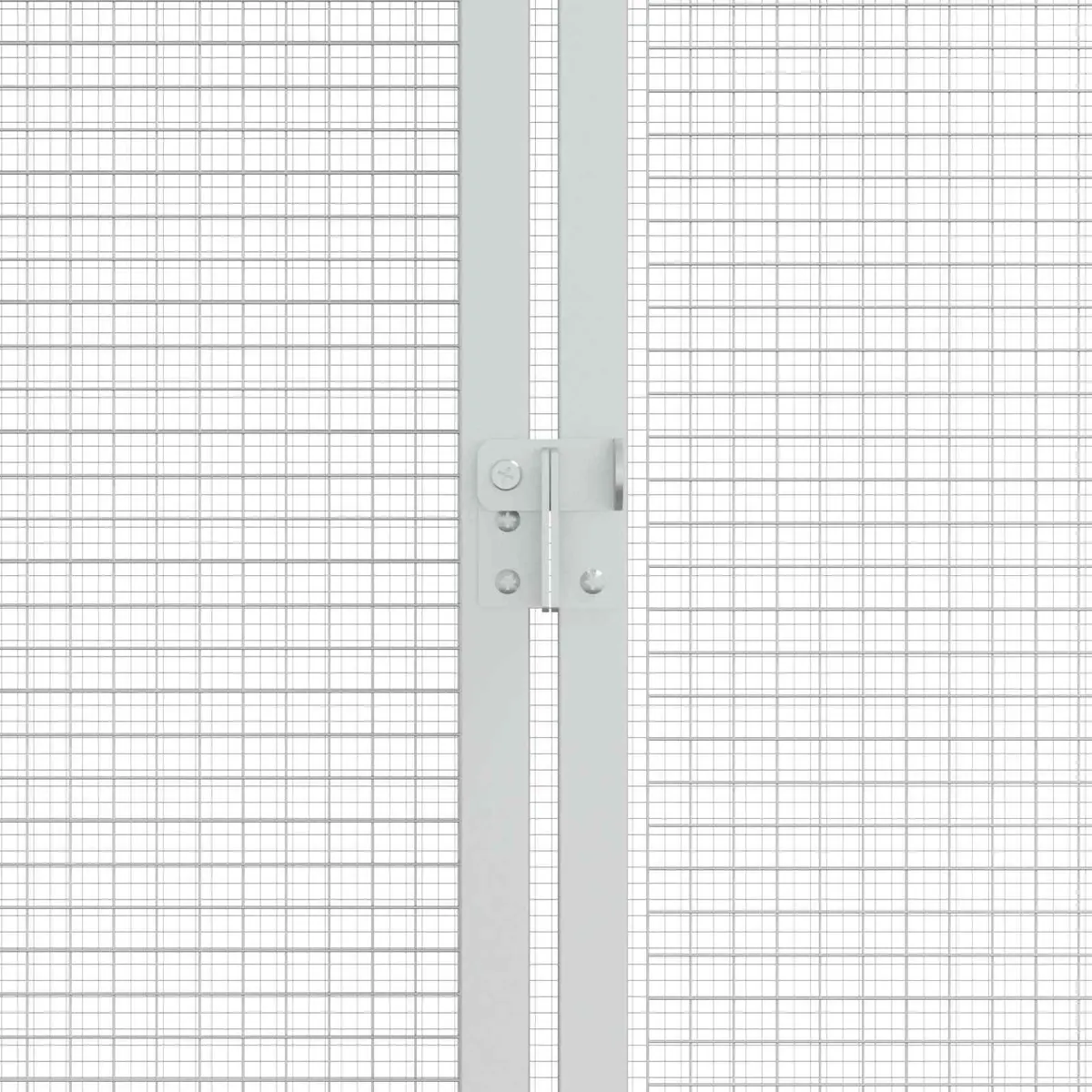 Bird Cage Outdoor Aviary 422x103x142cm Anthracite Galvanised Steel