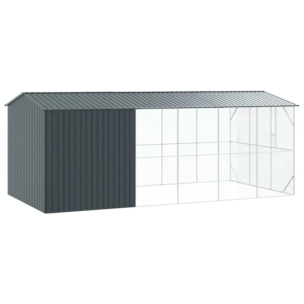 Bird Cage Outdoor Aviary Rectangular Spacious Anthracite Galvanised Steel