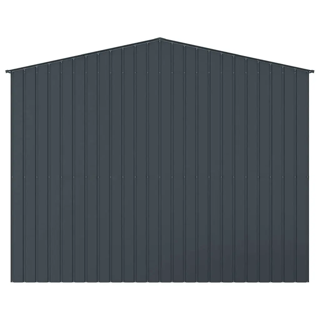 Outdoor Bird Cage Rectangular Garden Aviary Anthracite Galvanised Steel