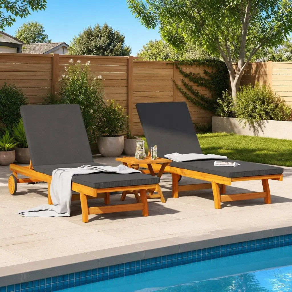 Sun Lounger Set of Two