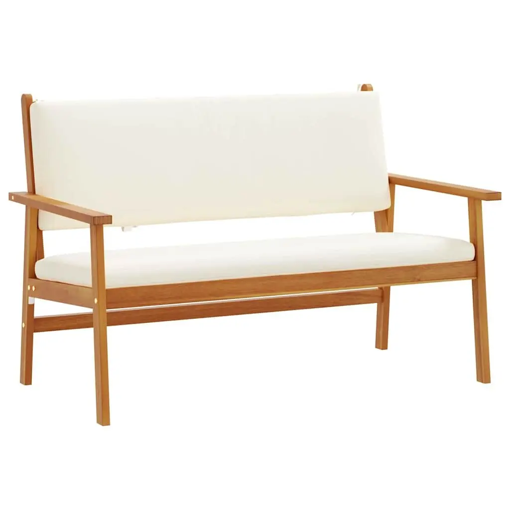 Outdoor Garden Sofa Set 3 Piece Brown Wood Patio Furniture Lounge Chair