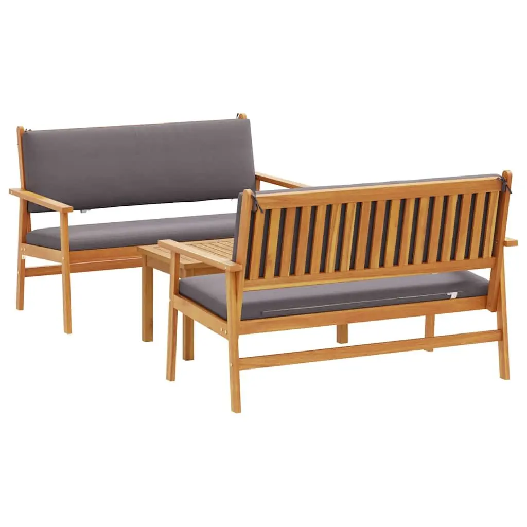 3-Piece Garden Sofa Set