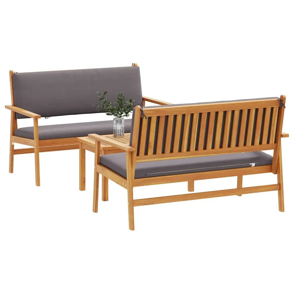 3-Piece Garden Sofa Set