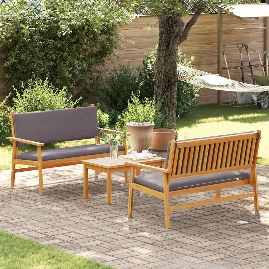 3-Piece Garden Sofa Set