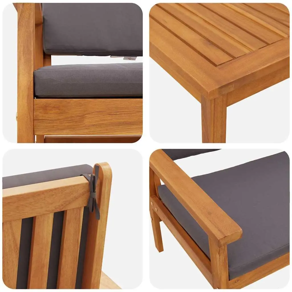 3-Piece Garden Sofa Set