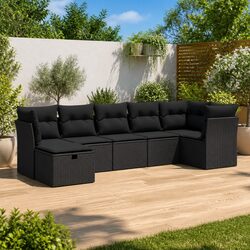 Reliable 7 Piece Outdoor Garden Sofa Set with Storage