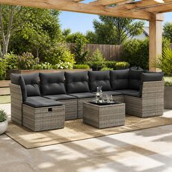 Comfortable 8-Piece Modular Sofa Set for Your Outdoor Space