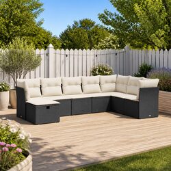 Comfortable 8 Piece Garden Sofa Set with Practical Features