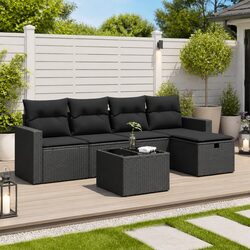 Comfortable and Durable 6-Piece Outdoor Garden Sofa Set