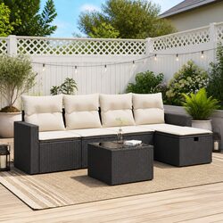 Value and Comfort in a 6-Piece Garden Sofa Set