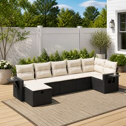 Reliable 7 Piece Outdoor Sofa Set for Comfort
