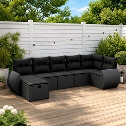 Comfort and Value: 7 Piece Garden Sofa Set