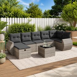 Garden Sofa Set 8 Pieces: Practical and Stylish