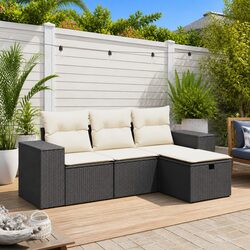 Reliable Outdoor Sofa Set with Modular Design and Storage