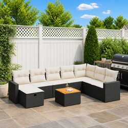 Comfort and Value with This 9-Piece Garden Sofa Set