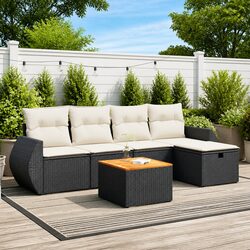 Value and Comfort in a 6-Piece Garden Sofa Set