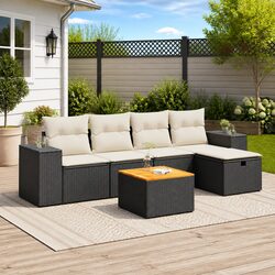 Comfortable and Reliable 6-Piece Garden Sofa Set