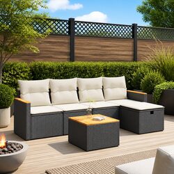 Comfortable and Practical 6 Piece Outdoor Sofa Set