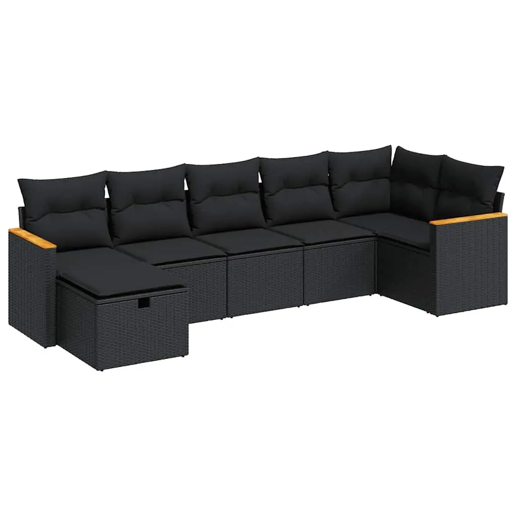 7 Piece Garden Sofa Set with Storage