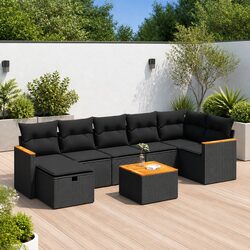 Comfortable and Durable 8-Piece Garden Sofa Set
