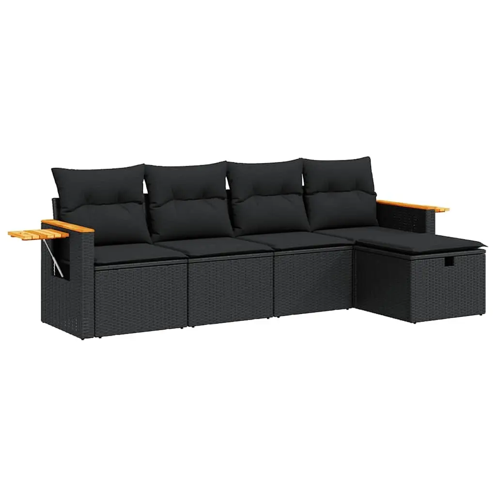 Garden Sofa Set 5 Piece Outdoor Furniture Patio Lounge with Cushions Storage
