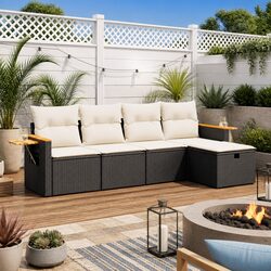 5 Piece Garden Sofa Set: Practical and Stylish