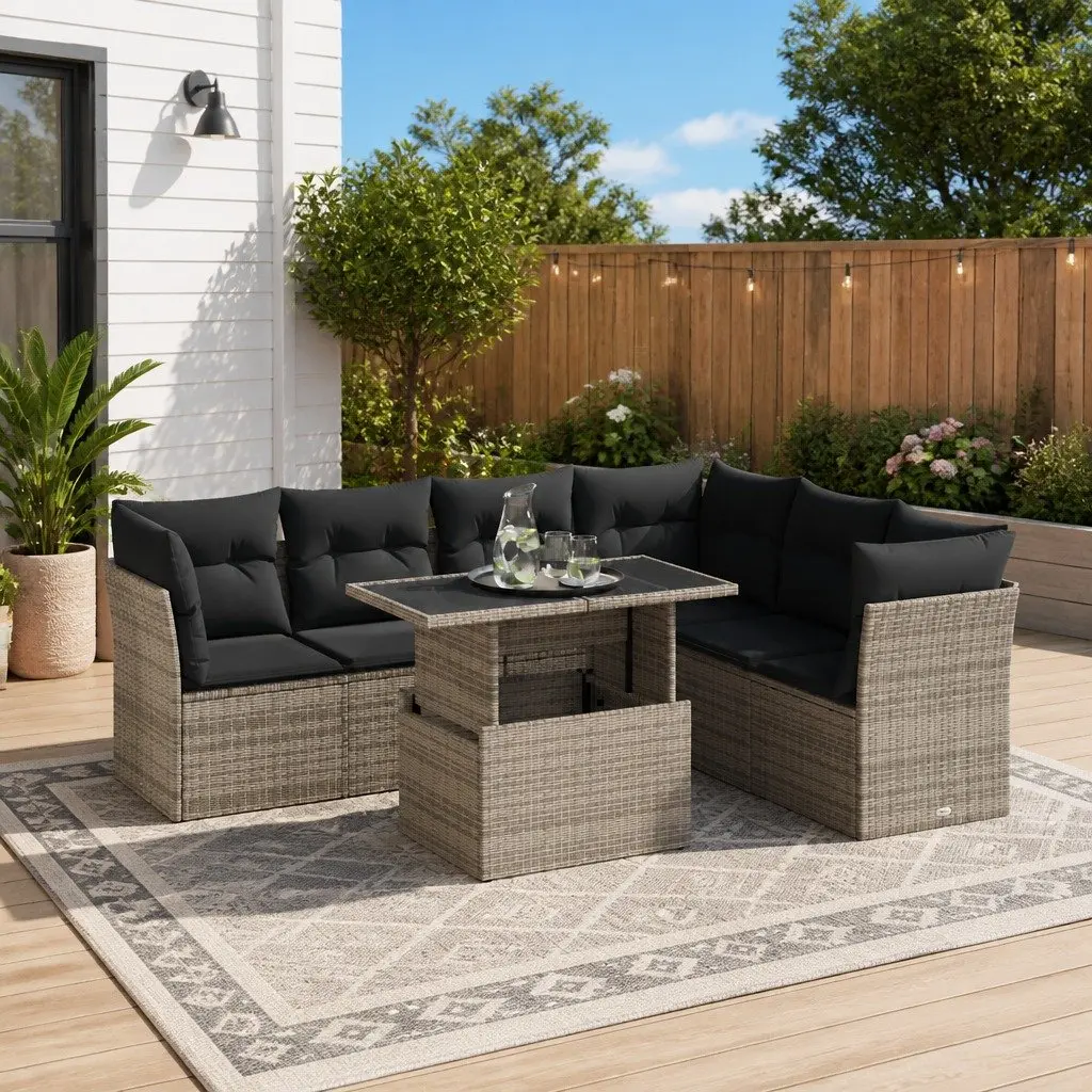 7-Piece Garden Sofa Set