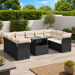Reliable 10 Piece Garden Sofa Set for Outdoor Comfort