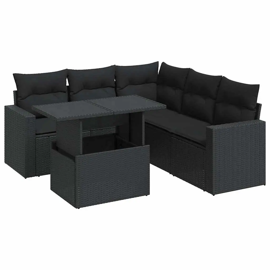 6-Piece Outdoor Sofa Set with Storage Bags