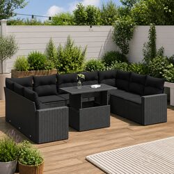 Value-Driven 10-Piece Garden Sofa Set