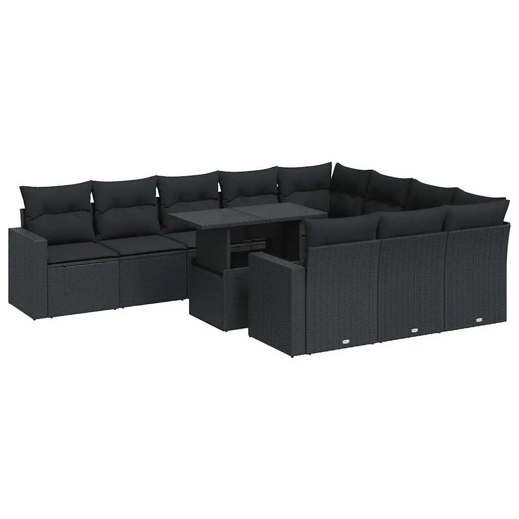 11-Piece Garden Sofa Set with Storage Solutions
