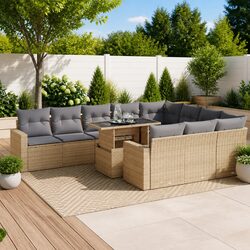 Comfortable and Valuable 11-Piece Outdoor Sofa Set