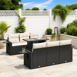 Comfortable 7 Piece Garden Sofa Set with Storage Solutions