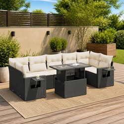 Comfortable and Affordable 8 Piece Garden Sofa Set