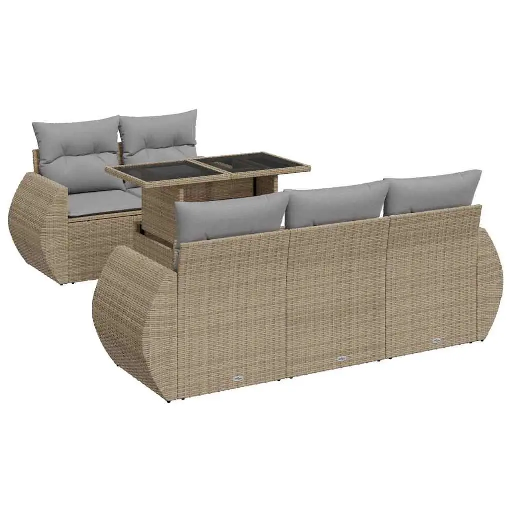 6-Piece Garden Sofa Set