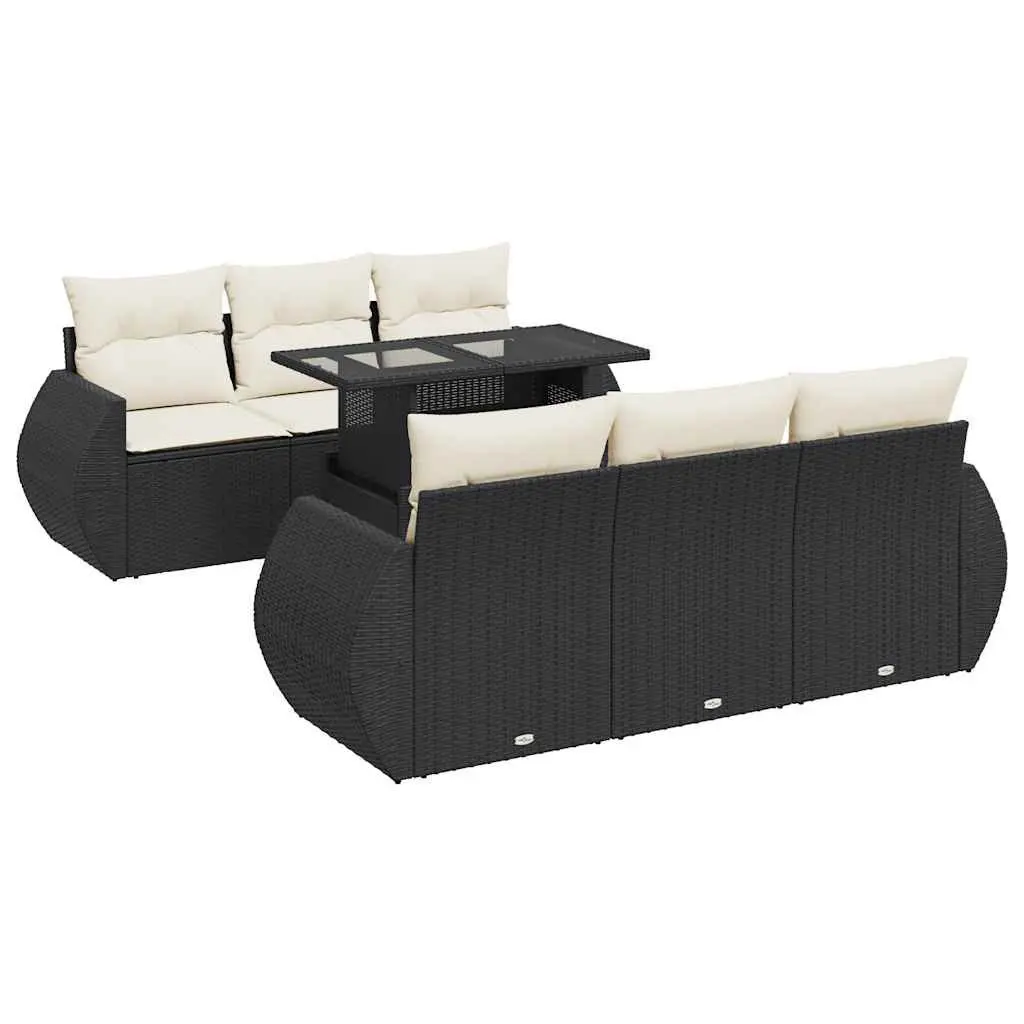 7 Piece Garden Sofa Set with Storage