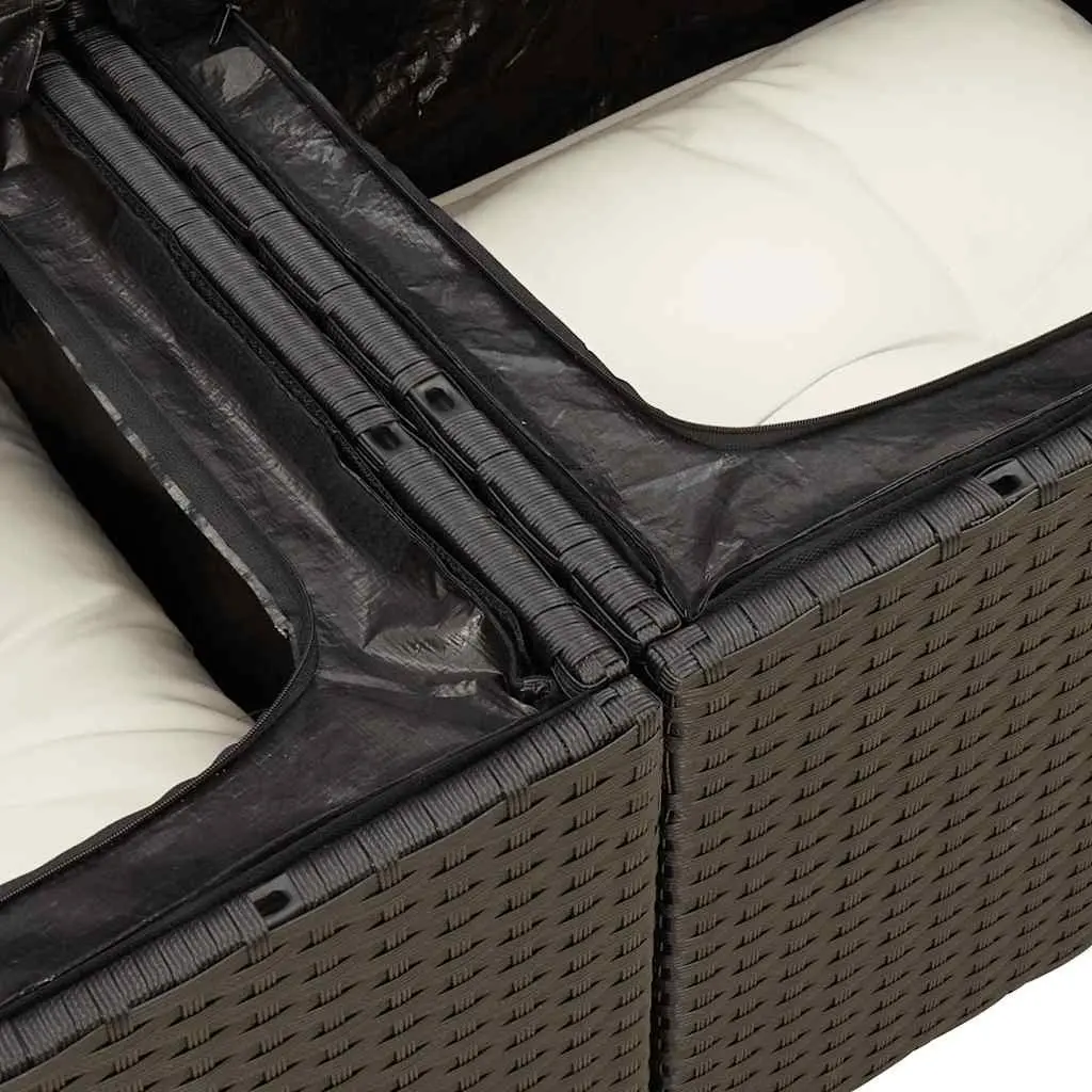 7 Piece Garden Sofa Set with Storage