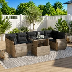 Comfort Meets Value in this 8 Piece Garden Sofa Set
