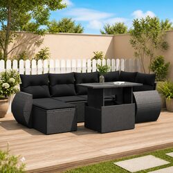 Comfortable and Reliable 7-Piece Outdoor Sofa Set