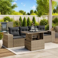 Versatile 5-Piece Garden Sofa Set with Storage