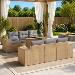 Comfortable and Practical 7-Piece Outdoor Sofa Set