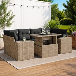 A Reliable 7 Piece Garden Sofa Set for Outdoor Comfort
